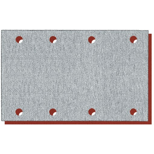 Schleifpapier UNI, Schleifpapier FINE, Klettsystem, gelocht